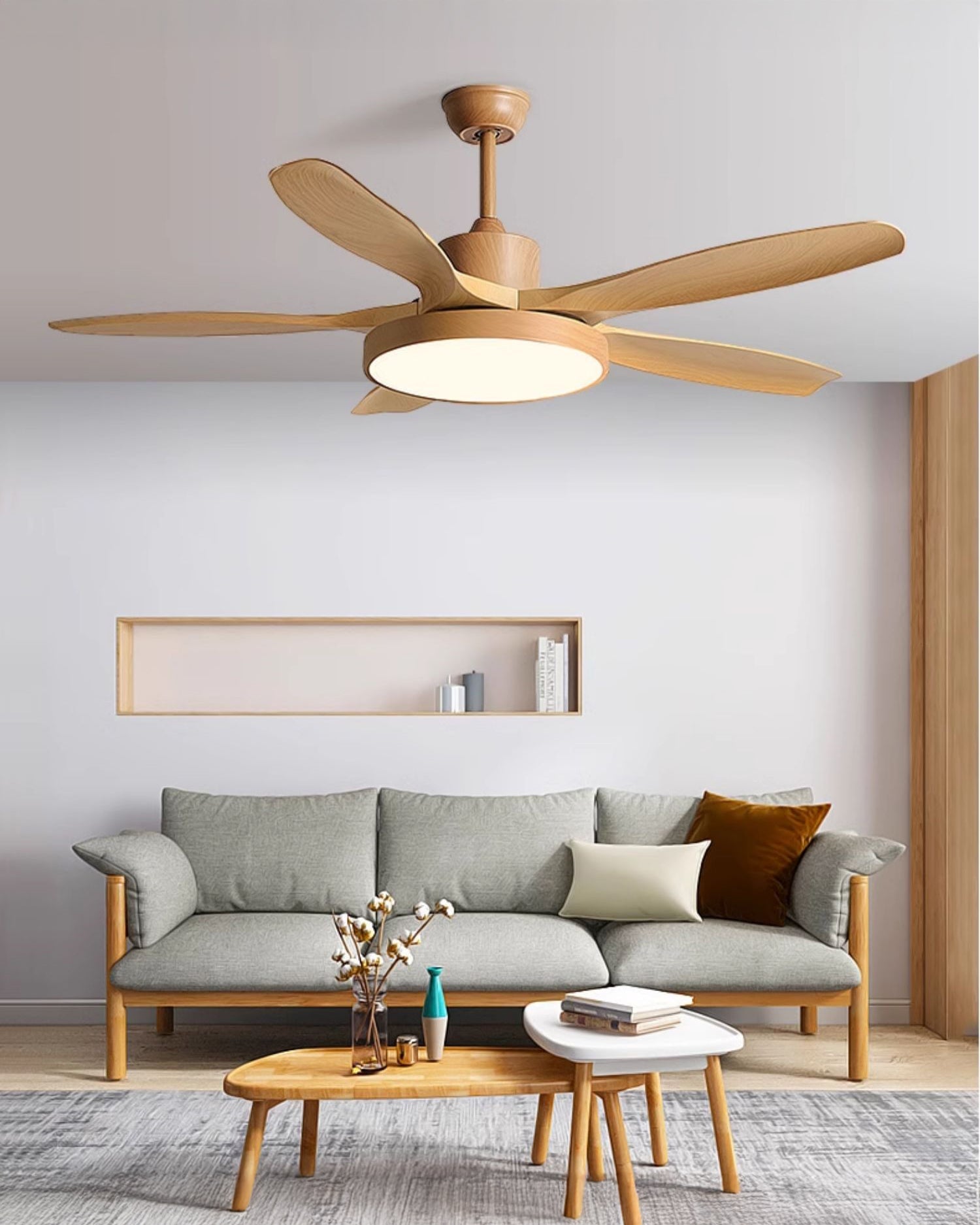 WOMO 5 Blade Ceiling Fan Lamp - WM5245b