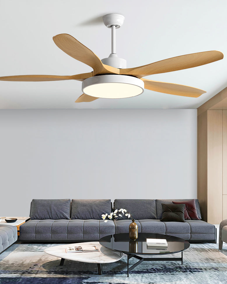 WOMO 5 Blade Ceiling Fan Lamp - WM5245b