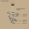 WOMO Tiered Ring LED Chandelier-WM2159 thumbnail