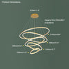 WOMO Tiered Ring LED Chandelier-WM2159 thumbnail