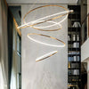 WOMO Large Tiered Ring LED Foyer Chandelier-WM2160 thumbnail