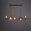 WOMO Linear Glass Globe Chandelier-WM2257 thumbnail