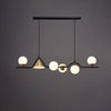 WOMO Linear Glass Globe Chandelier-WM2257 thumbnail