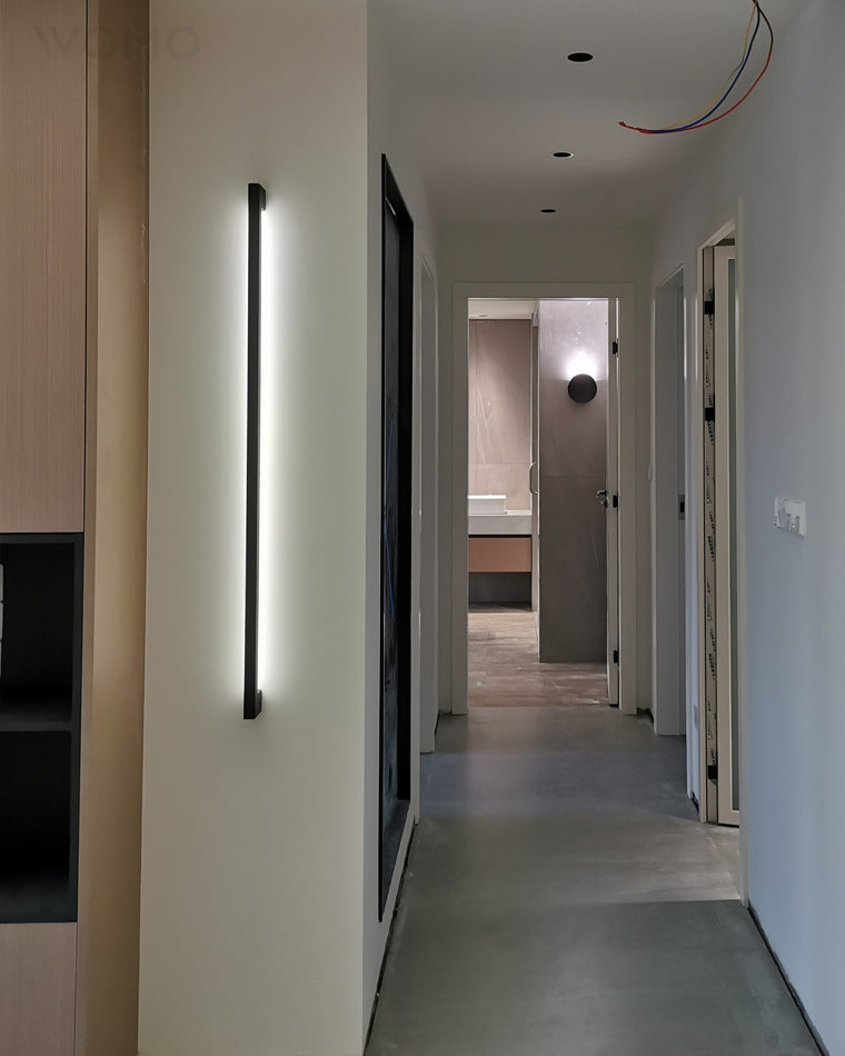 WOMO Long Linear Stairwell Wall Sconce-WM6018