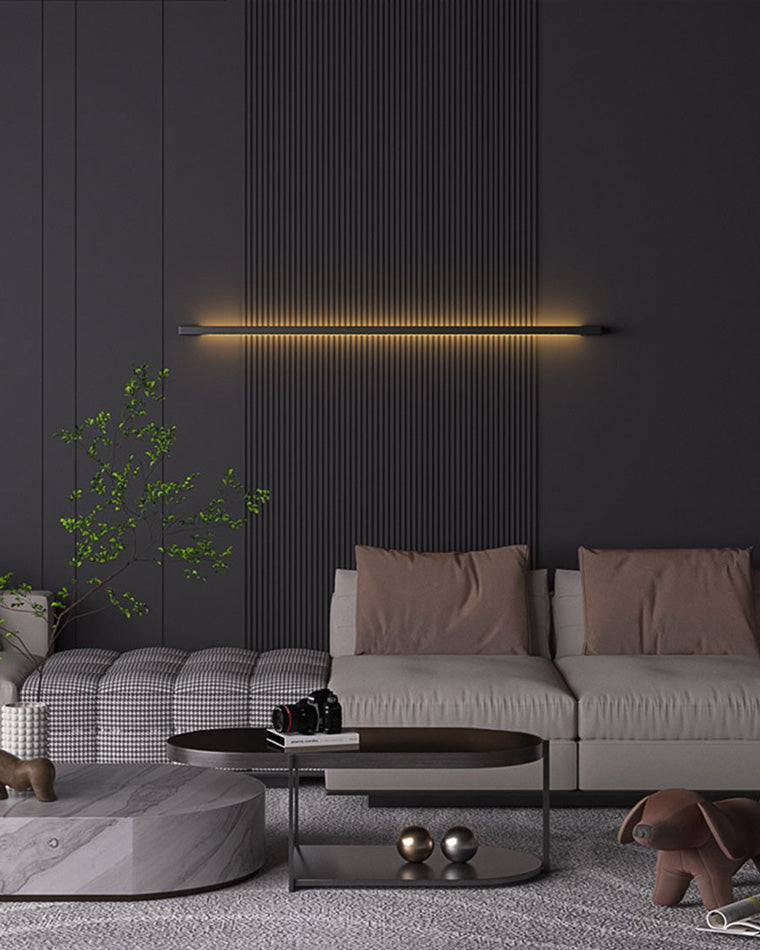 WOMO Long Linear Stairwell Wall Sconce-WM6018