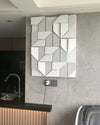 WOMO Rectangular Sculptural Art Wall Sconce-WM6020 thumbnail
