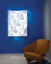 WOMO Rectangular Sculptural Art Wall Sconce-WM6020 thumbnail