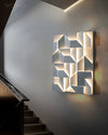 WOMO Rectangular Sculptural Art Wall Sconce-WM6020 thumbnail