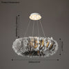 WOMO Feather Round Pendant Light-WM2060 thumbnail