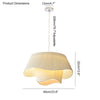WOMO Pleated Fabric Drum Pendant Light-WM2130 thumbnail