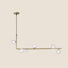 WOMO Linear Glass Globe Chandelier-WM2090 thumbnail