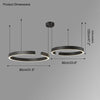WOMO Black/Gold Ring Led Chandelier-WM2009 thumbnail