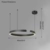 WOMO Black/Gold Ring Led Chandelier-WM2009 thumbnail