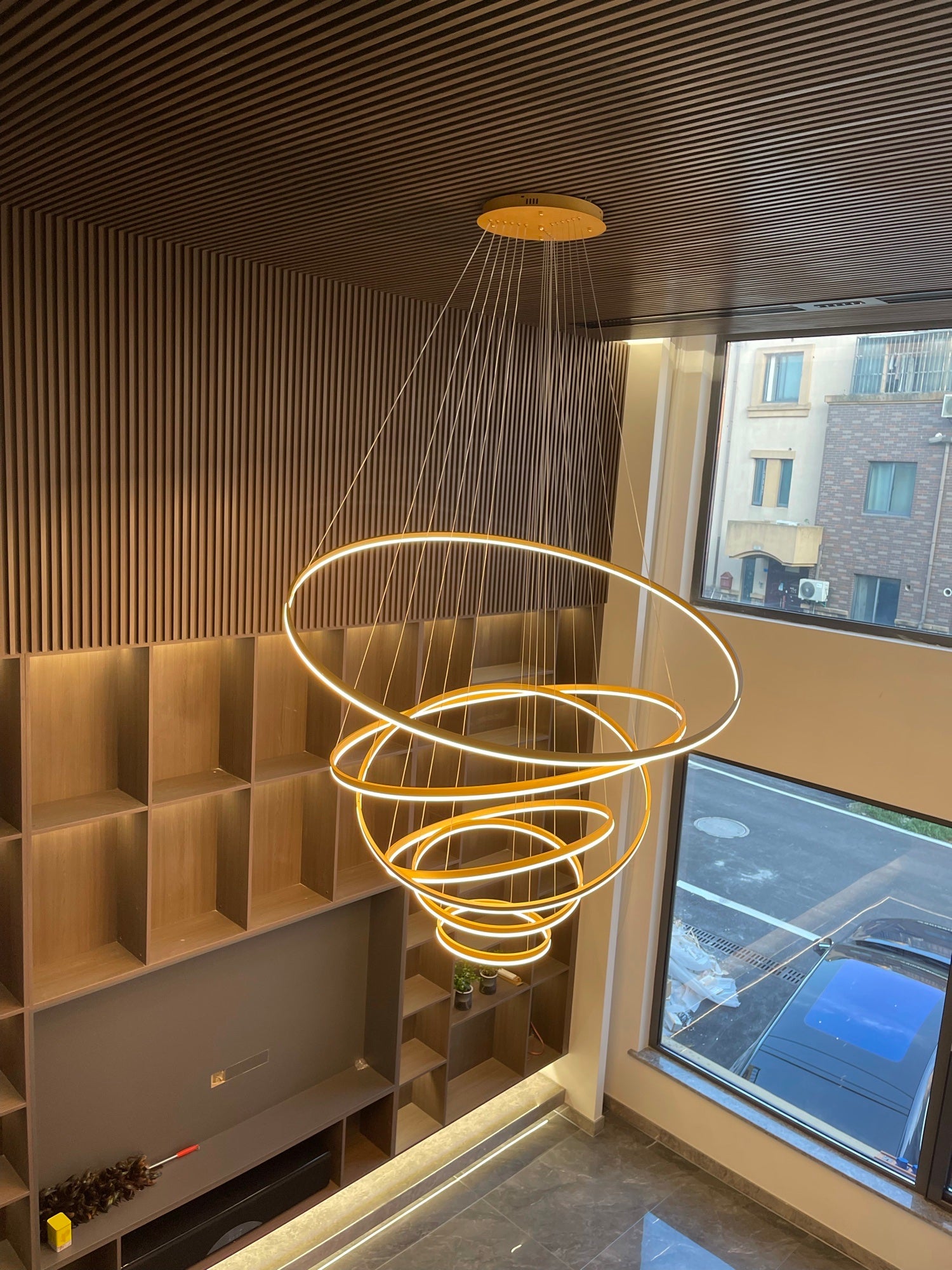 WOMO Tiered Ring LED Chandelier - WM2159