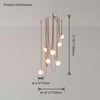 WOMO Globe Leather Chandelier-WM2311 thumbnail