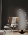 WOMO Facial Profile Sculptural Floor Lamp-WM7002 thumbnail