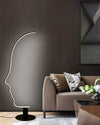 WOMO Facial Profile Sculptural Floor Lamp-WM7002 thumbnail