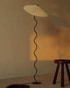 WOMO Pleated Squiggle Floor Lamp-WM7011 thumbnail