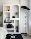 WOMO Pleated Squiggle Floor Lamp-WM7011 thumbnail