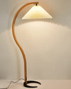 WOMO Pleated Gooseneck Floor Lamp-WM7013 thumbnail