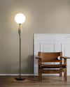 WOMO Glass Globe Floor Lamp-WM7024 thumbnail