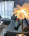 WOMO Feather Palm Tree Floor Lamp with Tray-WM7052 thumbnail