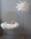 WOMO Feather Palm Tree Floor Lamp with Tray-WM7052 thumbnail