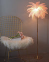 WOMO Feather Palm Tree Floor Lamp with Tray-WM7052 thumbnail