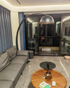 WOMO Dome Arc Floor Lamp over Couch-WM7063 thumbnail