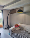 WOMO Dome Arc Floor Lamp over Couch-WM7063 thumbnail