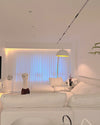 WOMO Dome Arc Floor Lamp over Couch-WM7063 thumbnail