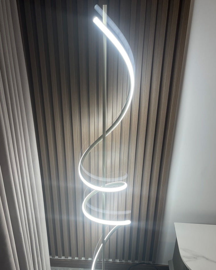 WOMO Dimmable Spiral Floor Lamp-WM7073