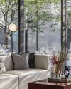 WOMO 2-bulb Moons Reading Floor Lamp-WM7076 thumbnail