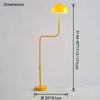 WOMO Dome Glass Telescoping Floor Lamp-WM7097 thumbnail