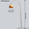 WOMO Hanging Bamboo Arc Floor Lamp-WM7133 thumbnail