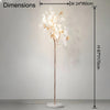 WOMO Ceramic Gingko Tree Floor Lamp-WM7137 thumbnail