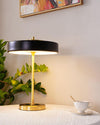 WOMO Mid-Century Round Table Lamp with Pull Chain-WM8009 thumbnail