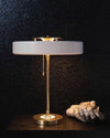 WOMO Mid-Century Round Table Lamp with Pull Chain-WM8009 thumbnail
