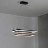 WOMO Black Tiered Rectangular Chandelier-WM2120 thumbnail