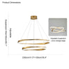 WOMO Möbius Circular LED Chandelier-WM2128 thumbnail