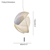 WOMO Asymmetrical Rice Paper Pendant Light-WM2056 thumbnail