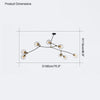 WOMO Branching Bubble Chandelier-WM2141 thumbnail