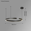 WOMO Black/Gold Ring Led Chandelier-WM2009 thumbnail