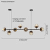 WOMO Linear Globe Chandelier-WM2070 thumbnail