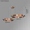 WOMO Black/Gold Ring Led Chandelier-WM2009 thumbnail