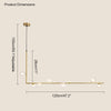 WOMO Linear Glass Globe Chandelier-WM2090 thumbnail