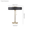 WOMO Mid-Century Round Table Lamp with Pull Chain-WM8009 thumbnail