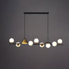 WOMO Linear Glass Globe Chandelier-WM2257 thumbnail