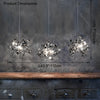 WOMO Argent/Gold Cloud Multi Pendant Chandelier-WM2042 thumbnail