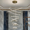 WOMO Large Tiered Ring LED Foyer Chandelier-WM2160 thumbnail